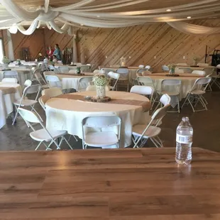 Temp controlled reception hall