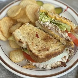 Tuna melt (added lettuce and tomatoes!) 5/5 Aug 2024
