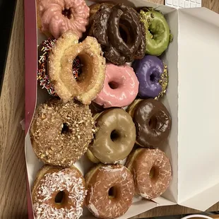 Bakers dozen with special donuts ($30, $20 if you only select regular donuts)