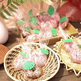 Party favors! They customized the sprinkles for us.