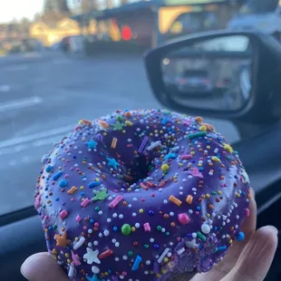 The cutest ube donut