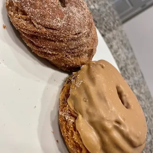 Cinnamon Sugar Cronut &amp; Maple Cronut