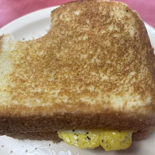 Bacon egg cheese toaster