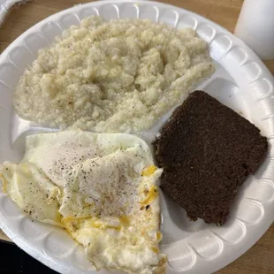 $6.25 special you choose bread n either grits or hash browns or fried potatoes n choice of meat