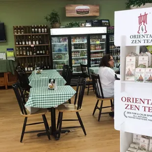 cafe in the store