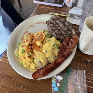 Low carb scramble ... AMAZING