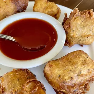 Chucks awesome Cheese Balls and secret sauce