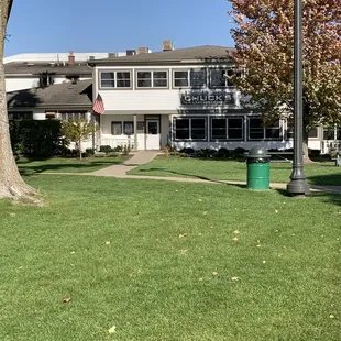 Outside