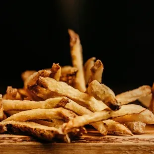 We air fry our fries with avocado oil! They are delicious.