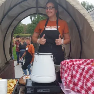 Caramel Apple Action Station