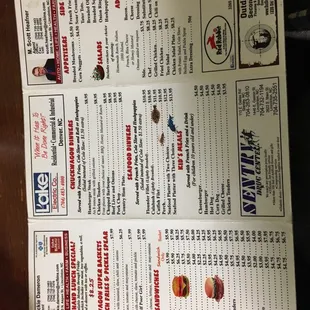 the menu for chuckwagon grill