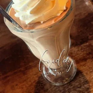 Chocolate milkshake