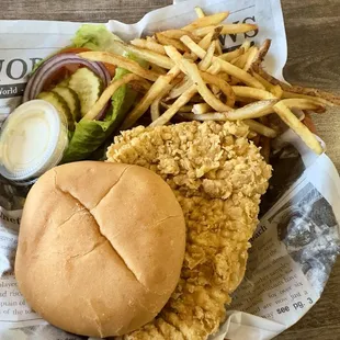 Pork Tenderloin Sandwich