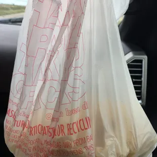 Used bag they put chips in ew