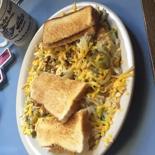 Southwest Scrambler with Bacon, we added the house made salsa. It was perfectly spicy!