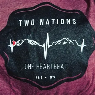 Two Nation One Heartbeat. A bond I never realized growing up but now fully understand and appreciate.
