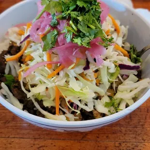 Korean beef bowl $13