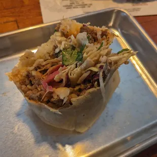 Char Shu pork burrito