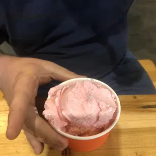 Strawberry ice cream