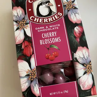 a box of cherry blossoms