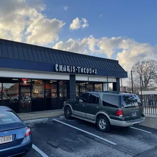 Exterior tucked away on the western portion of the shopping center...it's behind Piccadilly Cafeteria, generally)