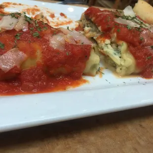 Lasagna roll ups