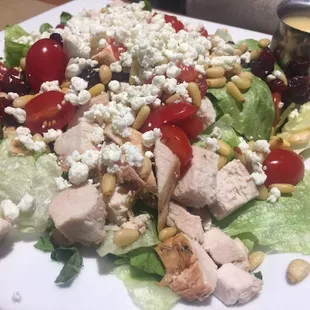 Roasted chicken salad with champagne vinaigrette