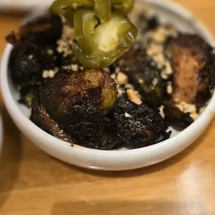 Crispy brussels