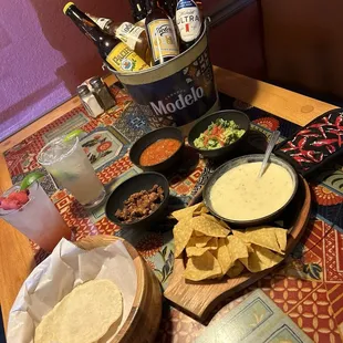 Fresh homemade tortillas