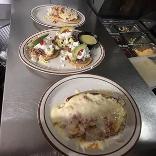 Sopes and Breakfast Molletes