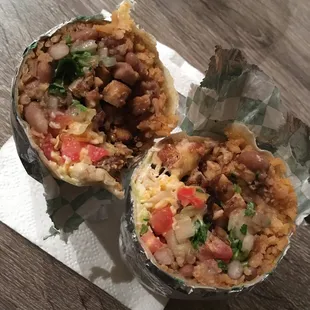 Carne Asada Pastor Super Burrito