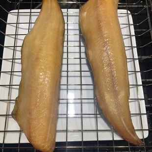 Smoked black cod