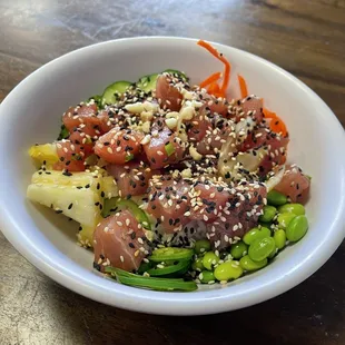 Hawaiian Style Poke, $17 (w/ Ahi Tuna)