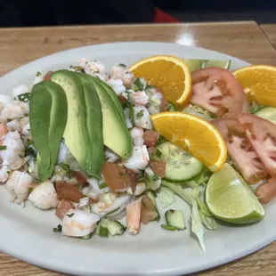 Plate to make your Ceviche Tostadas