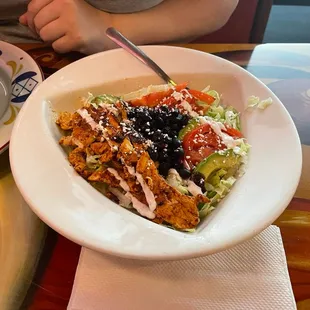 Mexican Chicken Avocado salad