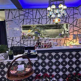 Front counter and kitchen