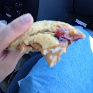 Not very first deep-fried peanut butter and jelly sandwich pretty good
