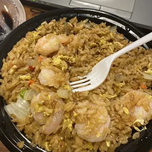 Shrimp fried rice