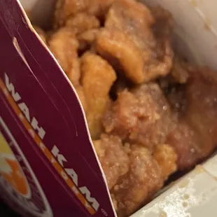 One order garlic chicken
