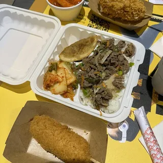 Korean Beef Rice Combo
