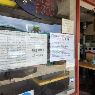 Humble shop. Menu on door as of May 2022