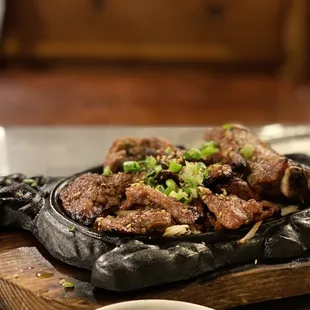 Perfectly cooked and seasoned King Kalbi