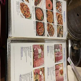 menu, pizza