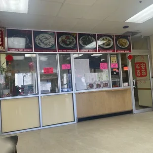 the front of the restaurant