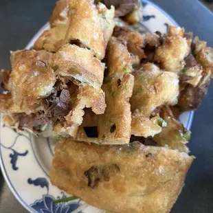 Scallion Pancake Beef Roll