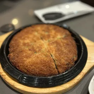 Vegetarian Pancake (adapted from Seafood and Scallion Pancake) $28 (rating: 5/5)