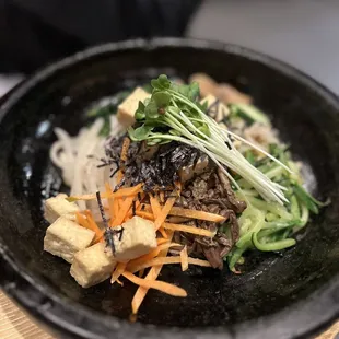 Vegetarian Bibimbap (adapted from Hotstone Bibambap) $22 (rating: 4.5/5)