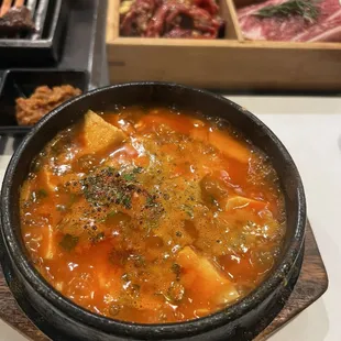 Blue Crab Soft Tofu Soup