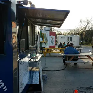 Other food trucks too, Quaint no egos trucks or customers