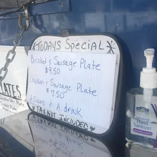 Who can resist a specials board?